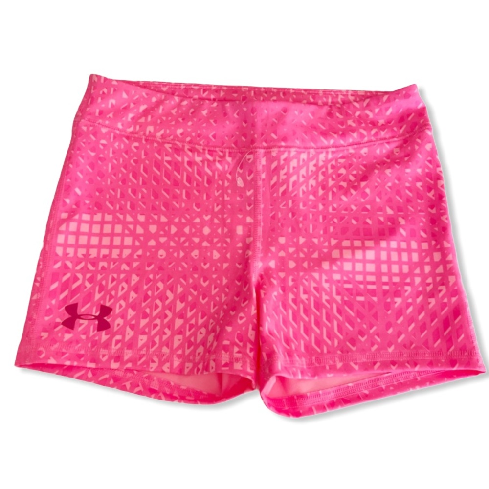 Under Armour Girls Hot Pink Active Shorts